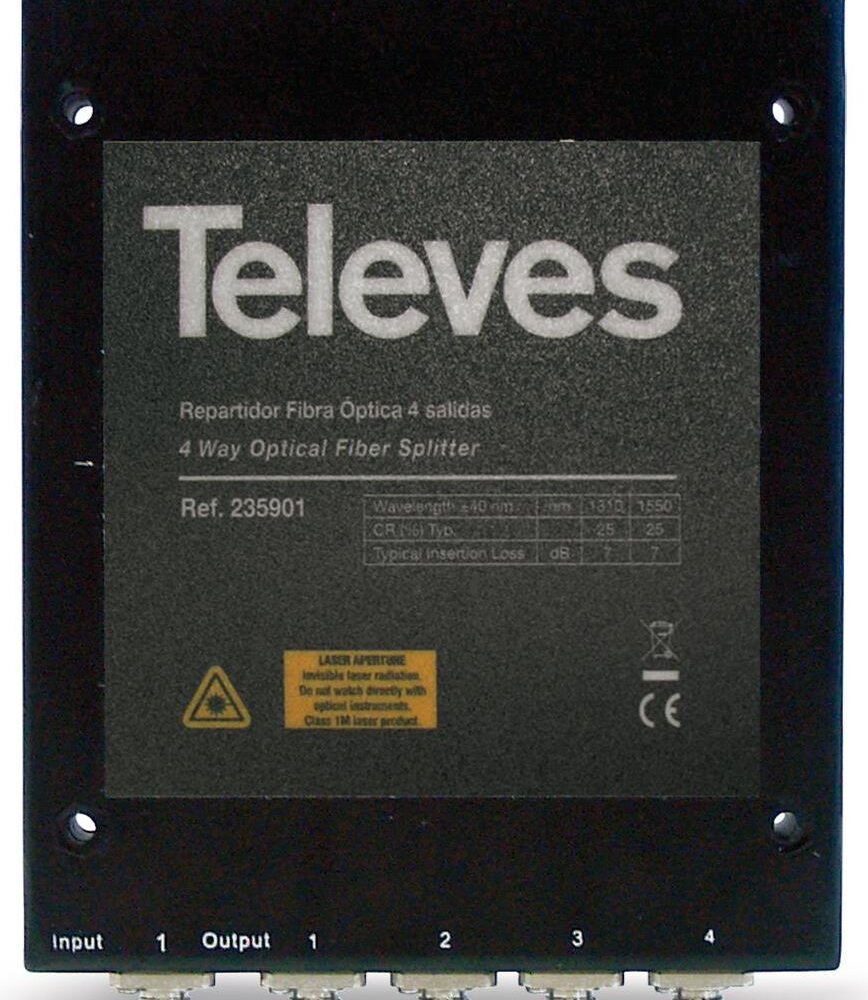 TELEVES OVT4N Optischer Verteiler 4 - Ausgänge (235901)
