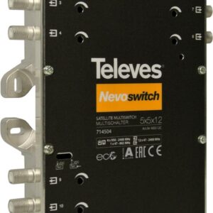Televes MS512C Satblock-Verteilung 5 Eingänge 12 Ausgänge (714504)