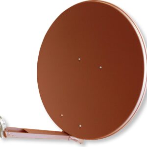Televes S760CL-Z. Input frequenz-range: 10,75 - 12,75 GHz, Rauschmaß: 26 dB, Antenne Zunahmeniveau (max): 38,2 dBi. Breite: 750 mm, Höhe: 800 mm, Gewicht: 7,05 kg. Produktfarbe: Rot. Verpackungsabmessungen (BxTxH): 790 x 930 x 170 mm, Paketgewicht: 8,25 kg (S760CL-Z)