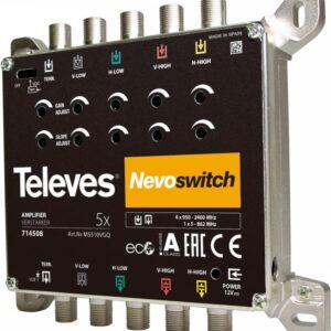Televes 714508 Satblock-Verteilung 5 Eingänge 5 Ausgänge (714508)