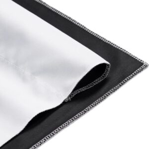 Walimex pro 20312 2-in-1 Stoffhintergrund 2,85x6 m schwarz/weiß (1020312)