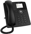 snom D735 - VoIP-Telefon - dreiweg Anruffunktion - SIP, RTCP - 12 Leitungen - Schwarz (4389)