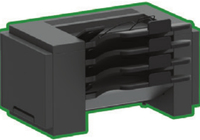Lexmark 4-Bin Mailbox - Ausgabefach - 100 Blätter in 4 Schubladen (Trays) - für Lexmark B2865, MS725, MS821, MS822, MS823, MS825, MS826, MX822, MX826, XM7355, XM7370 (50G0852)