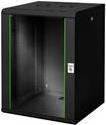 DIGITUS Professional Unique DN-19 16U-6/6-SW - Gehäuse - geeignet für Wandmontage - Schwarz, RAL 9005 - 16U - 48,3 cm (19") (DN-19 16U-6/6-SW)