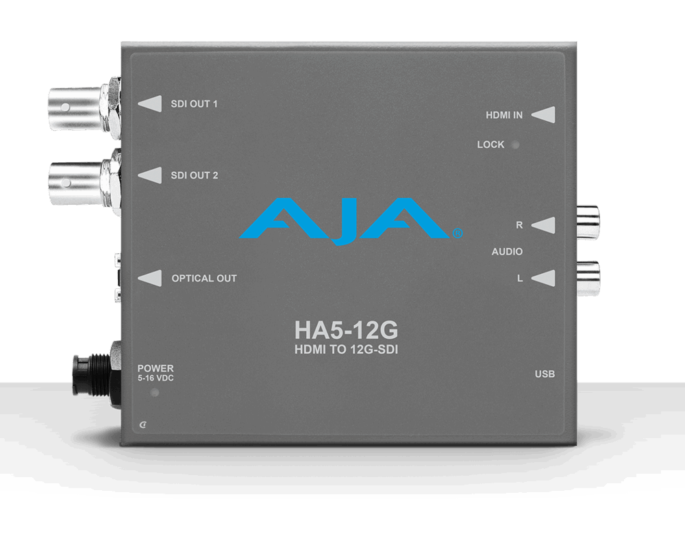 AJA HA5-12G Videosignal-Konverter Aktiver Videokonverter 4096 x 2160 - - (HA5-12G)