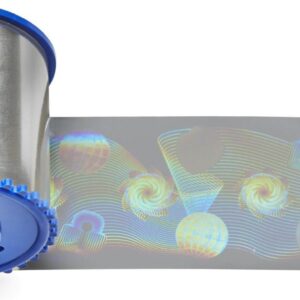 Zebra i Series Top Safe Globe Design - 1 mil - holografische Folie - 625 Karte(n) (1 Rolle(n) x 625) Holographischer Film - für ZXP Series 8 (800082-076)