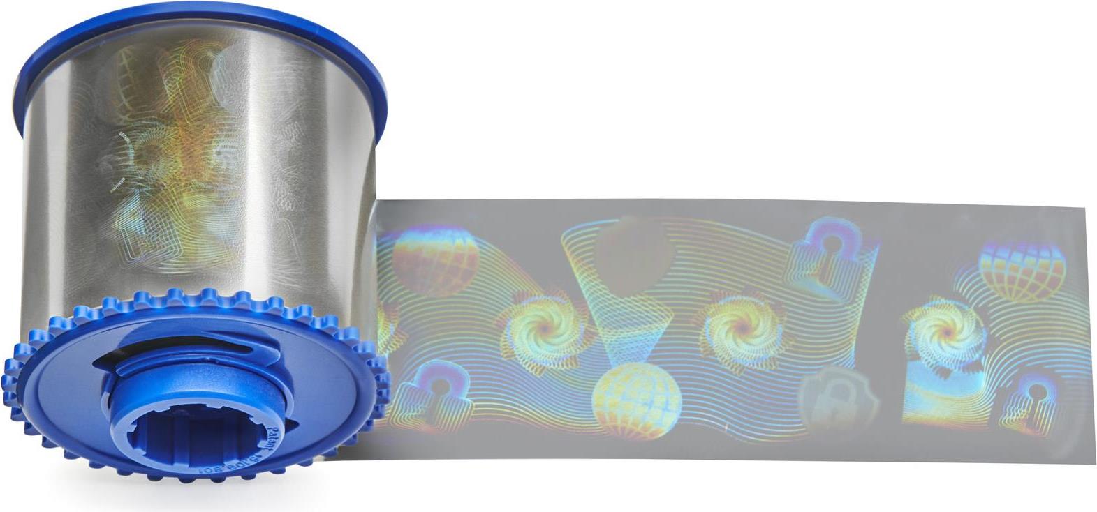 Zebra i Series Top Safe Globe Design - 1 mil - holografische Folie - 625 Karte(n) (1 Rolle(n) x 625) Holographischer Film - für ZXP Series 8 (800082-076)