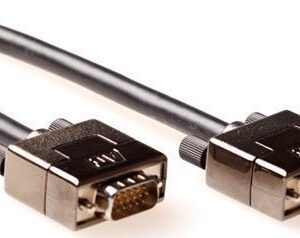 ACT 25 metre High Performance VGA cable male-male with metal hoods. Length: 25 m Vga hq met hood hd15m/m 25.00m (AK9375)