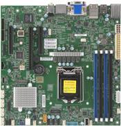 Super Micro SUPERMICRO X11SCZ-F - Motherboard - micro ATX - LGA1151 Socket - C246 - USB3.0, USB 3,1, USB-C - 2 x Gigabit LAN - Onboard-Grafik - HD Audio (MBD-X11SCZ-F-O)