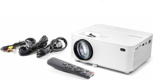 Technaxx Mini FullHD LED Beamer TX-113 - LCD-Projektor - tragbar - 1800 lm - Full HD (1920 x 1080) - 16:9 - 1080p