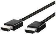 Linksys Belkin - Ultra High Speed - HDMI-Kabel - HDMI männlich zu HDMI männlich - 1 m - Schwarz - Support von 4K 120 Hz, Support von 8K 60 Hz, geflochtenes Kabel (AV10176BT1M-BLK)