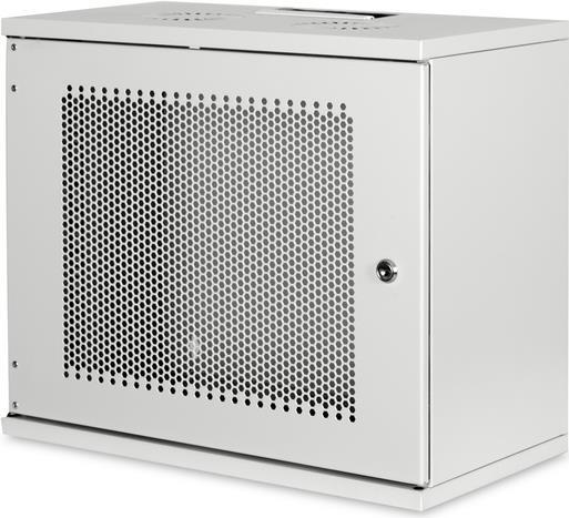 DIGITUS Professional Soho Series DN-19-09U-S-PD - Gehäuse - geeignet für Wandmontage - Grau, RAL 7035 - 9U - 48,3 cm (19") (DN-19-09U-S-PD)