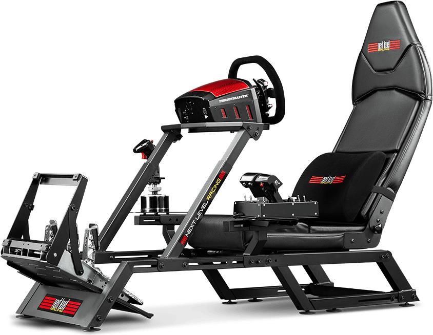Next Level Racing F-GT - Rennsitz - 130 kg - 120 cm - 210 cm - Schwarz - Rot - Metall - Gummi (NLR-S010)