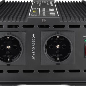 Goobay 58895 Netzteil & Spannungsumwandler Indoor 2000 W Schwarz (58895)