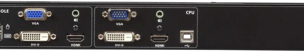 ATEN CL3800NW Konsolenregal 47 cm (18.5" ) 1920 x 1080 Pixel Metall - Kunststoff Schwarz (CL3800NW-ATA-2X-K06/SG)