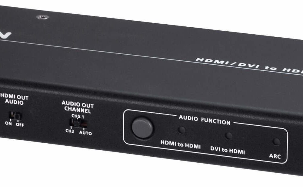 Aten 4K HDMI/DVI zu HDMI Konverter mit Audio De-Embedder - 3840 x 2160 Pixel - AV-Repeater - 3 m - Verkabelt - 3D - HDCP (VC881-AT-G)