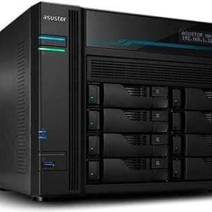 Asus NAS Asustor Lockerstor 8 AS-6508T 0/8HDD/SSD 2.5/3.5+2xM.2 NvMe 90-AS6508T00-MD30 (AS6508T)