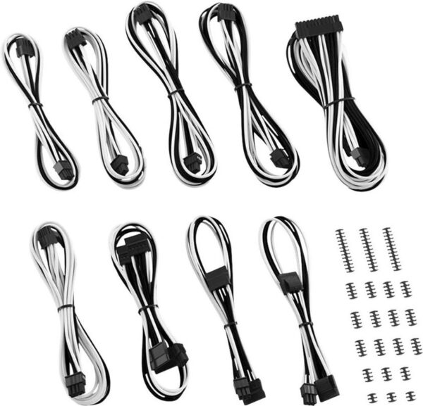 Cablemod CM-CSI-CKIT-NKKW-R - 0,85 m - Männlich - Gerade - Gerade - Schwarz - Weiß - Corsair C-Series AXi - HXi & RM (CM-CSI-CKIT-NKKW-R)