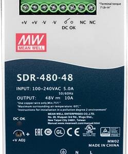 Trendnet TI-S48048 - Stromversorgung - Blau - Grau - Leistung - Überspannung - Überhitzung - Überlastschutz - Kurzschluß - 1129000 h - CE - UL 508CB 60950-1 - TUV EN60950-1 (TI-S48048)