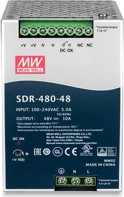 Trendnet TI-S48048 - Stromversorgung - Blau - Grau - Leistung - Überspannung - Überhitzung - Überlastschutz - Kurzschluß - 1129000 h - CE - UL 508CB 60950-1 - TUV EN60950-1 (TI-S48048)