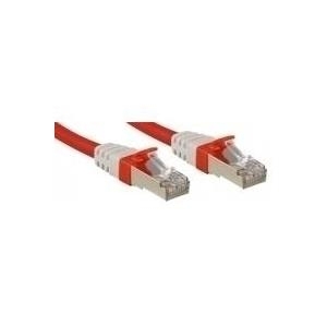 Lindy Premium - Patch-Kabel - RJ-45 (M) - RJ-45 (M) - 30,0m - SFTP - CAT 6a - halogenfrei - Rot (45393)