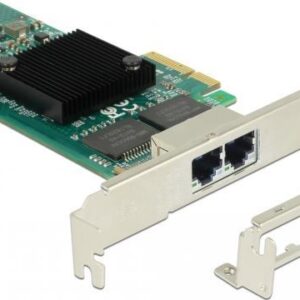 DeLock PCI Express Card > 2 x Gigabit LAN - Netzwerkadapter - PCIe 2.1 x4 Low-Profile - Gigabit Ethernet x 2
