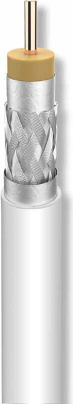 Televes SK125plus-T Koaxkabel A+3fach geschirmt 125dB 500m Trommel 413503 - 100 100 (413503)