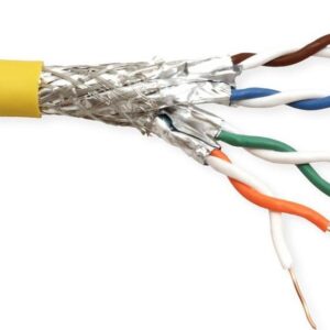 ROLINE 21.15.0005 Netzwerkkabel Gelb 100 m Cat8 SF/UTP (S-FTP) (21.15.0005)