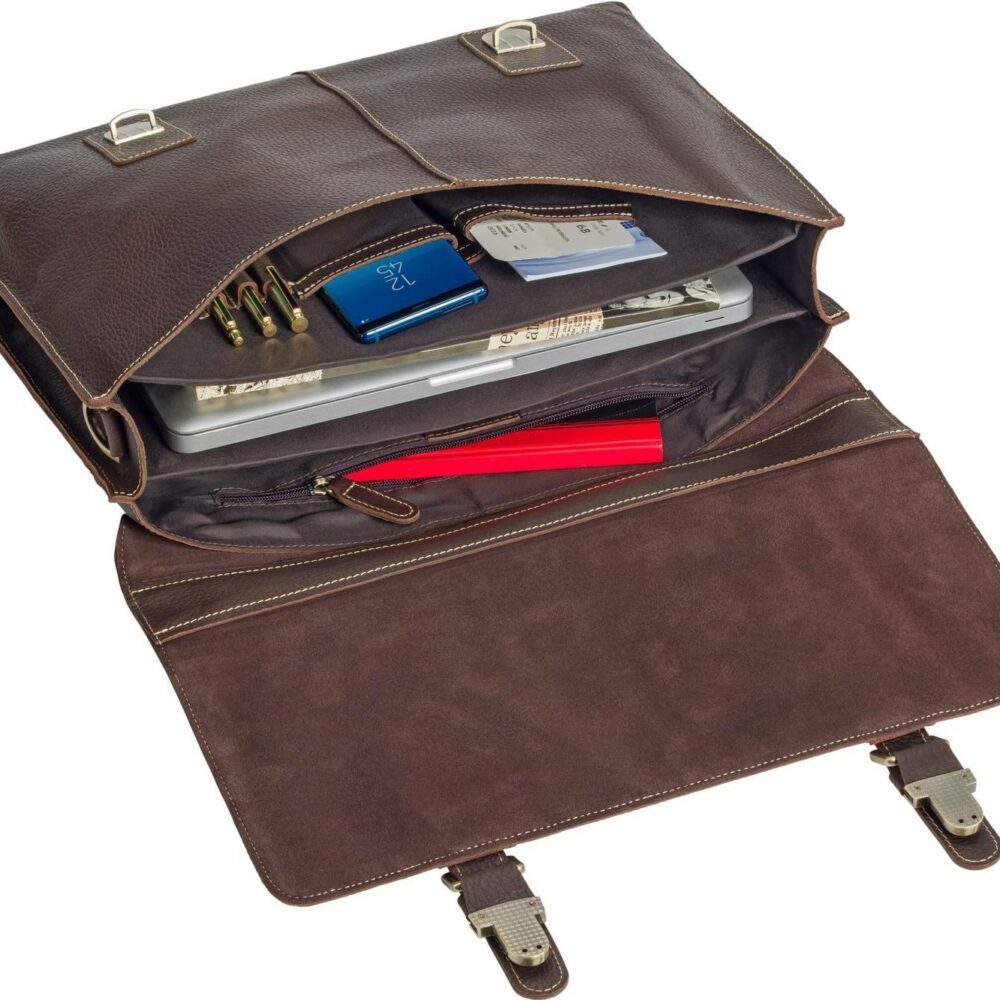 PEDEA Vintage Ledertasche Notebook "San Marcos" 17.3" (43,9) (66066313)