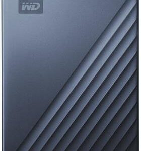 WD My Passport Ultra WDBC3C0020BBL - Festplatte - verschlüsselt - 2TB - extern (tragbar) - USB3.0 (USB-C Steckverbinder) - 256-Bit-AES - Blau (WDBC3C0020BBL-WESN)