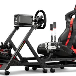Next Level Racing GTTRACK - Rennsitz - 150 kg - 120 cm - 210 cm - Schwarz - Rot - Gummi (NLR-S009)