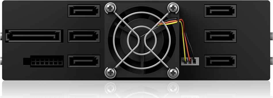 RaidSonic IB-2260SSK-12G Speicherlaufwerksgehäuse 2.5"  HDD / SSD-Gehäuse Schwarz (IB-2260SSK-12G)