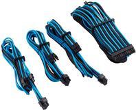 Corsair Premium individually sleeved starter kit (Type 4, Generation 4) - Stromkabelkit - Schwarz, Blau (CP-8920221)