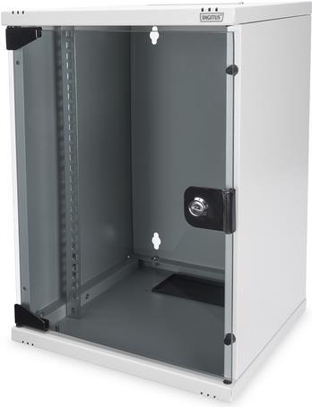 Digitus Network Set - Gehäuse - mit Steckerleiste, Netzwerk-Switch, Patch-Panel - geeignet für Wandmontage - 9U - 25.4 cm (10")