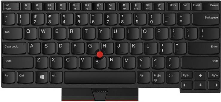 Lenovo Darfon - Ersatztastatur Notebook - mit Trackpoint - AZERTY - Französisch (FRU01HX390)