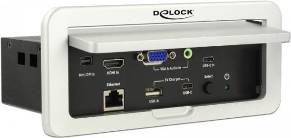 DeLOCK Multi-AV to HDMI Converter for Table Mount - Multiformat auf HDMI-Converter / Scaler / Switcher