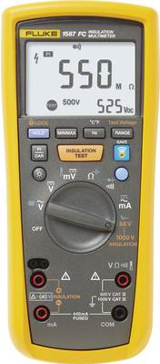 Fluke 1587 FC Isolationsmessgerät 50 V, 100 V, 250 V, 500 V, 1000 V 2 G? (4691215)