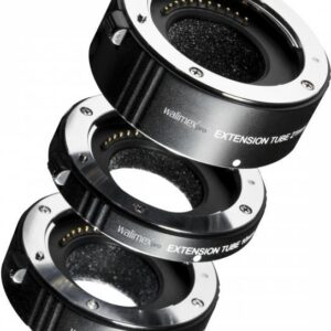 Walimex pro Pro Automatik-Zwischenringsatz für Fuji X schwarz, 21655 (1021655)