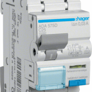 Hager FI/LS-Schalter 1P+N 10kA C-25A 30mA ADA575D (ADA575D)