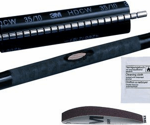 3M Deutschland Warmschrumpf-Rep.mansch. 55/15 mm, 250 mm HDCW 55/15-250 Ausführung Schrumpfmanschette, Innendurchmesser vor Schrumpf 55mm, Innendurchmesser nach Schrumpf 15mm, Länge 250mm, Wandstärke 3,2mm, Halogenfrei, UV-beständig, Die Reparaturmansche (DE272909834)