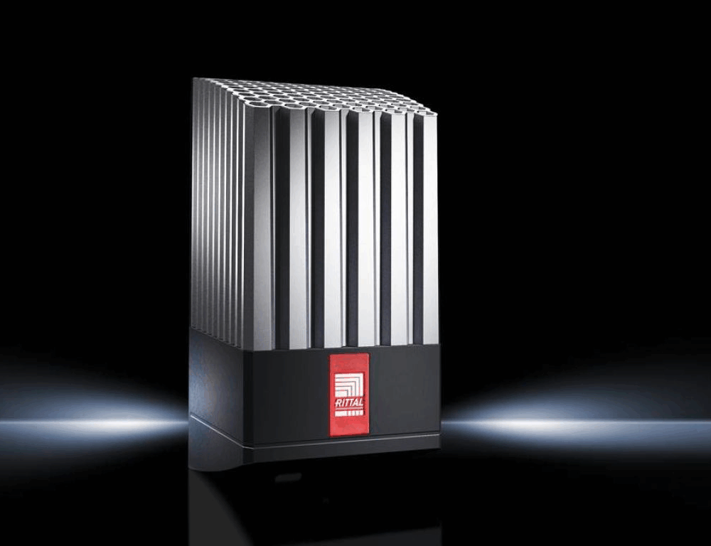 Rittal 3105.380. Typ: PTC-Heizung, Produktfarbe: Grau, Anzahl enthaltener Produkte: 1 Stück(e). Anzahl Lüfter: 1 Lüfter. AC Eingangsspannung: 230 V, AC Eingangsfrequenz: 50/60 Hz, Stromstärke (maximal): 4 A. Breite: 103 mm, Tiefe: 103 mm, Höhe: 200 mm (3105.380)