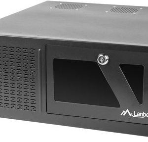 Lanberg Server Gehäuse Rackmount ATX 450/08 48,30cm (19") 4U (SC01-4504-08B)