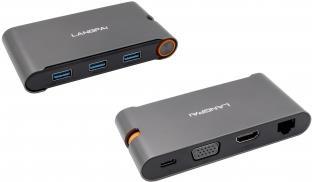 EXSYS GmbH USB 3.2 Gen1 Metall HUB mit 17,80cm (7") 1 Ports für Notebook, Matebook und MacBook (EX-1220HM)