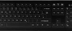 Active Key MedicalKey AK-C8100 Sanitizable - Tastatur - USB - Deutsch - Tastenschalter: Scissor-Key - Schwarz (AK-C8100F-U1-B/GE)