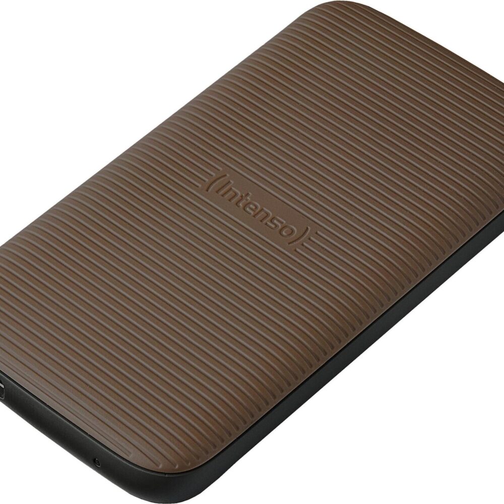 Intenso TX500 - SSD - 2TB - extern (tragbar) - USB 3,2 Gen 2x1 (USB-C Steckverbinder) - braun (3827470)