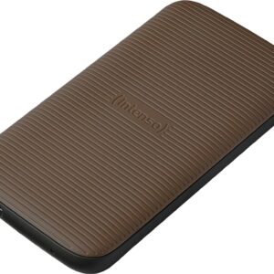 Intenso TX500 - SSD - 2TB - extern (tragbar) - USB 3,2 Gen 2x1 (USB-C Steckverbinder) - braun (3827470)