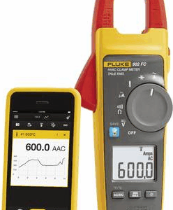Fluke 902 FC Stromzange Hand-Multimeter Kalibriert nach DAkkS digital CAT III 600 V (4695814)