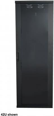 Intellinet Basic - Schrank - bodenstehend - Schwarz, RAL 9005 - 32U - 48,3 cm (19") (715386)