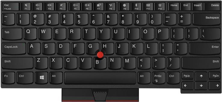 Lite-On - Ersatztastatur Notebook - mit Trackpoint - AZERTY - Französisch - FRU - für ThinkPad T480 20L5, 20L6