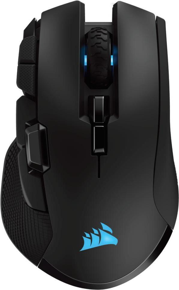 CORSAIR Gaming IRONCLAW RGB - Maus - optisch - 10 Tasten - kabellos, kabelgebunden - USB, Bluetooth, 2,4 GHz (CH-9317011-EU)